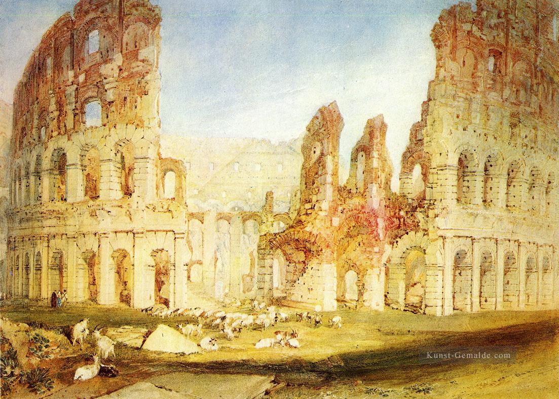 Rom Das Kolosseum romantische Turner Ölgemälde